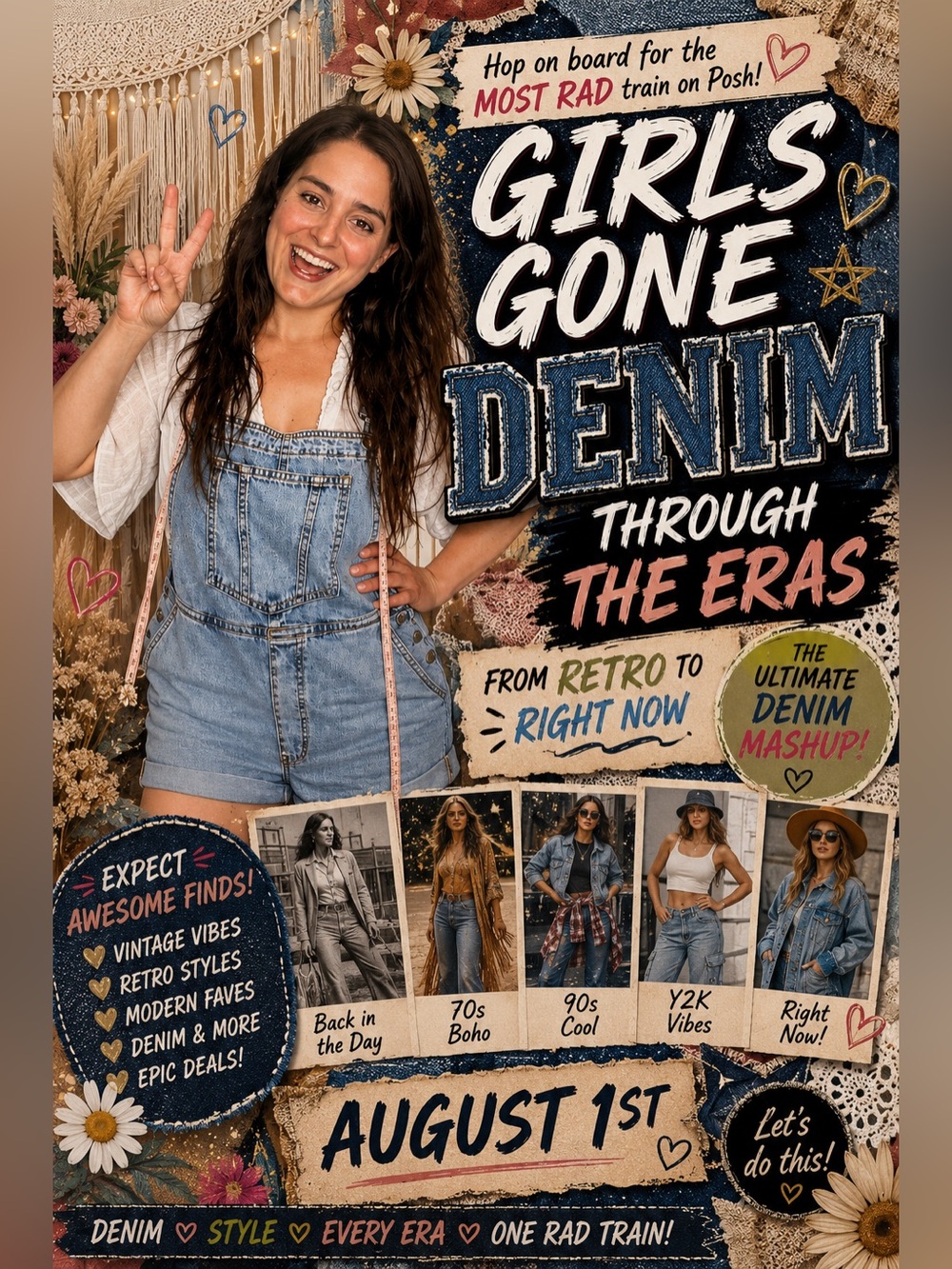 👖Girls Gone Denim Train 👖 - Picture 13 of 14